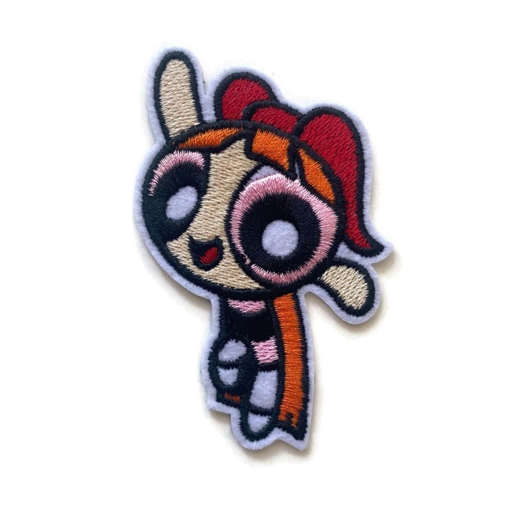 Blossom Powerpuff Girls Embroidered Patch